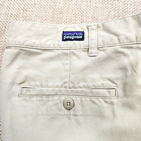 Vintage Patagonia Men's Organic Cotton Chino Pants Khaki Tan Canvas Size 36 - Picture 5 of 8